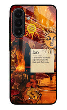 Leo Zodiac Samsung A27 5G Glass Case Back Cover by Casekaro