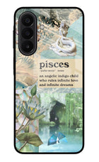 Pisces Zodiac Samsung A27 5G Glass Case Back Cover by Casekaro