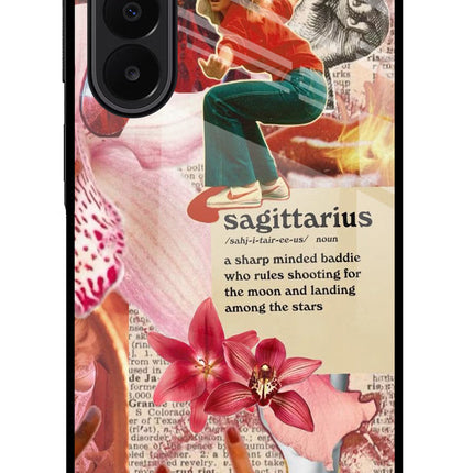 Sagittarius Zodiac Samsung A27 5G Glass Case Back Cover by Casekaro