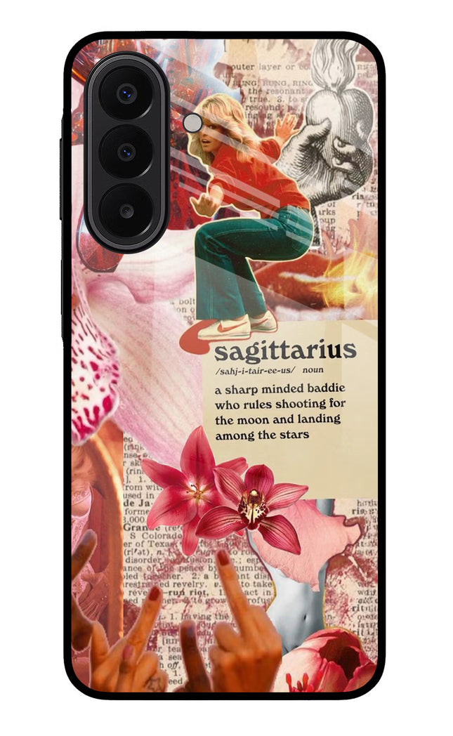 Sagittarius Zodiac Samsung A27 5G Glass Case Back Cover by Casekaro