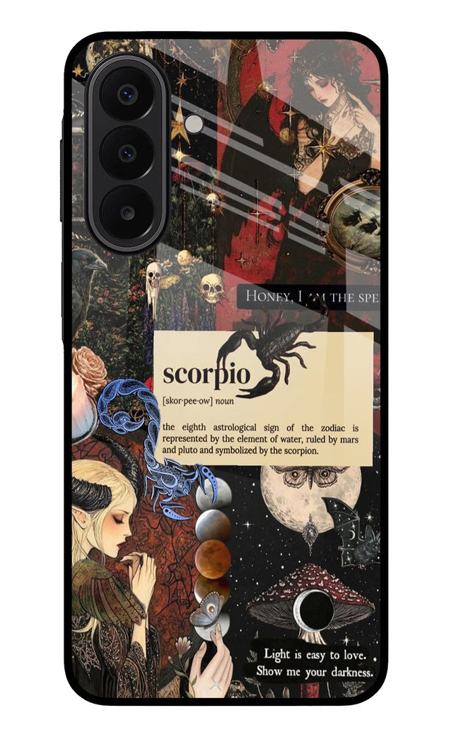 Scorpio Zodiac Samsung A27 5G Glass Case Back Cover by Casekaro
