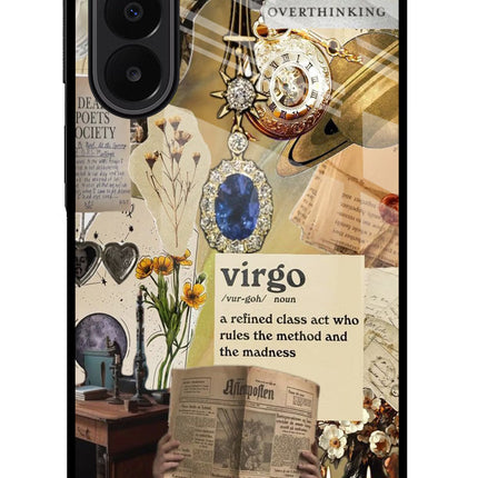 Virgo Zodiac Samsung A27 5G Glass Case Back Cover by Casekaro