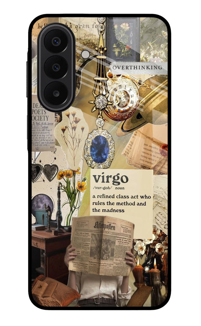 Virgo Zodiac Samsung A27 5G Glass Case Back Cover by Casekaro