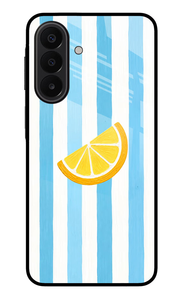 Summer Lemon Samsung A27 5G Glass Case Back Cover by Casekaro