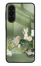 Aesthetic anime Samsung A27 5G Glass Case Back Cover by Casekaro