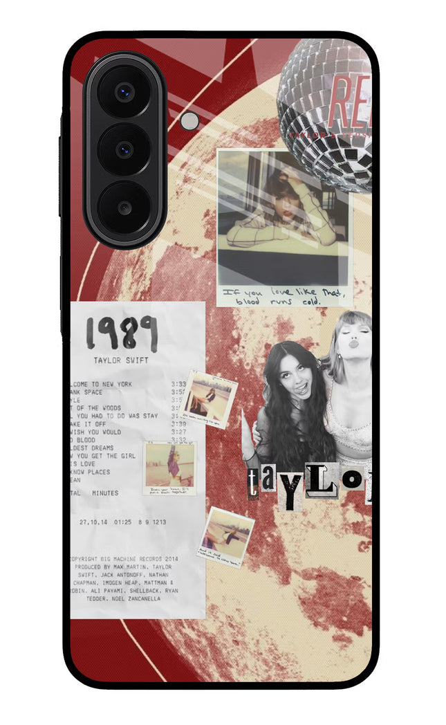 Taylor Swift Samsung A27 5G Glass Case Back Cover by Casekaro