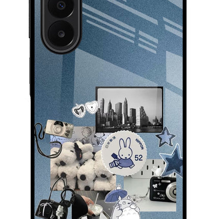 Miffy Samsung A27 5G Glass Case Back Cover by Casekaro