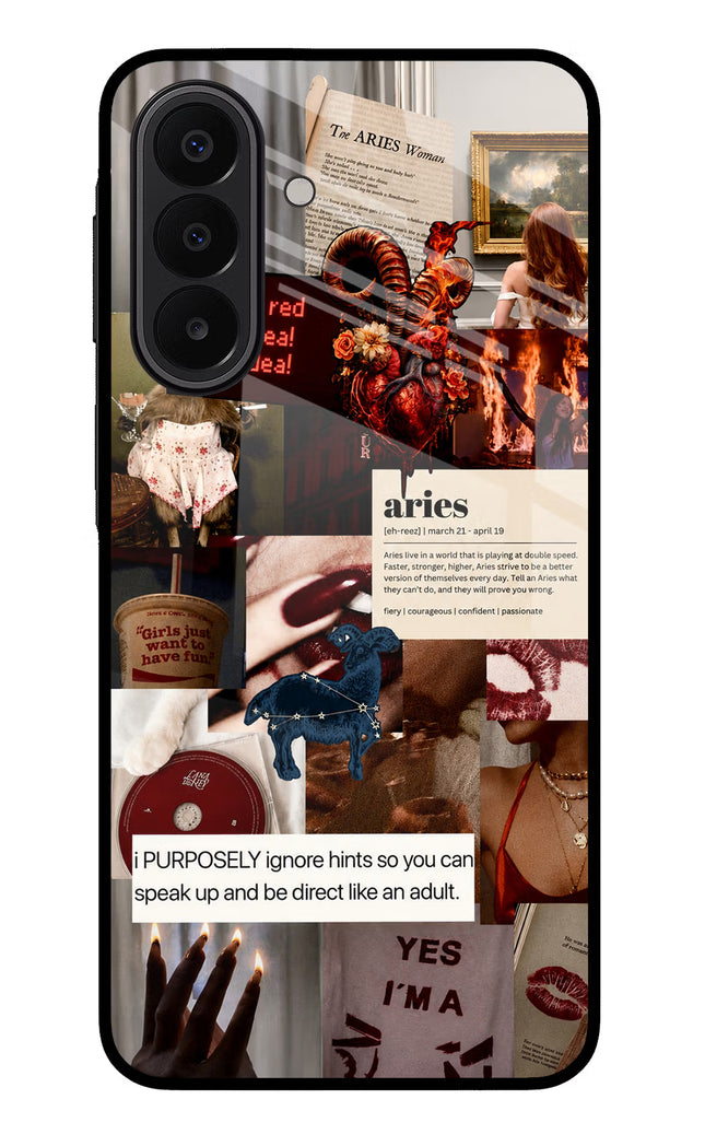 Zodiac Aries Samsung A27 5G Glass Case