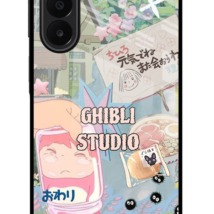 Studio Ghibli Samsung A27 5G Glass Case Back Cover by Casekaro