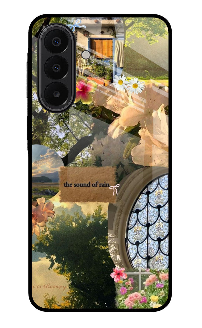 Rain Samsung A27 5G Glass Case Back Cover by Casekaro