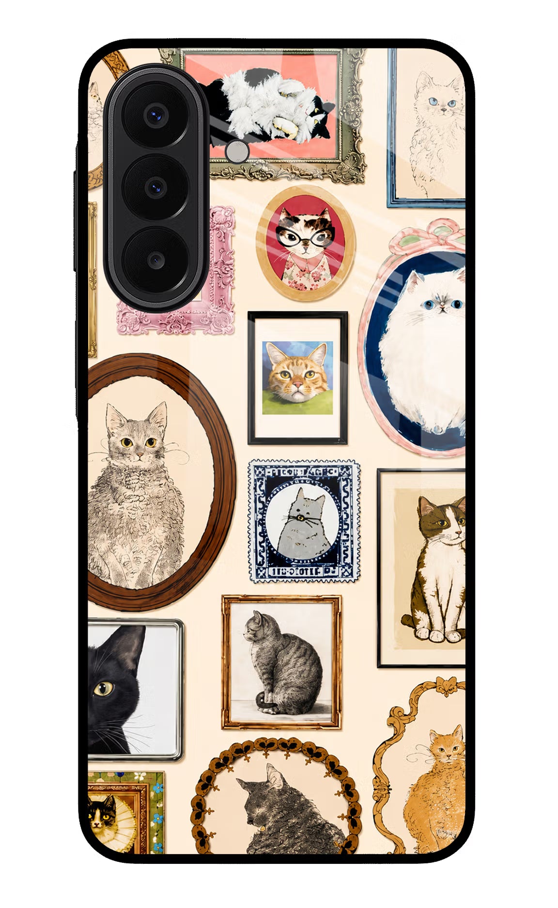 Mirror Cats Samsung A27 5G Glass Case
