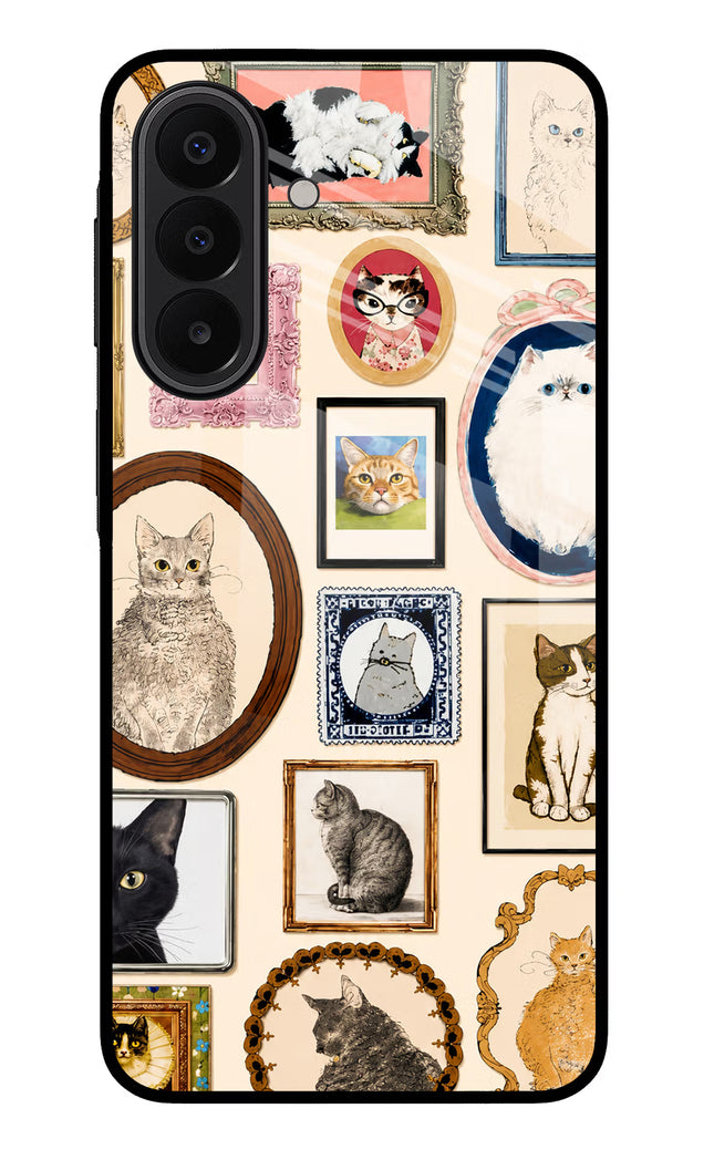 Mirror Cats Samsung A27 5G Glass Case Back Cover by Casekaro