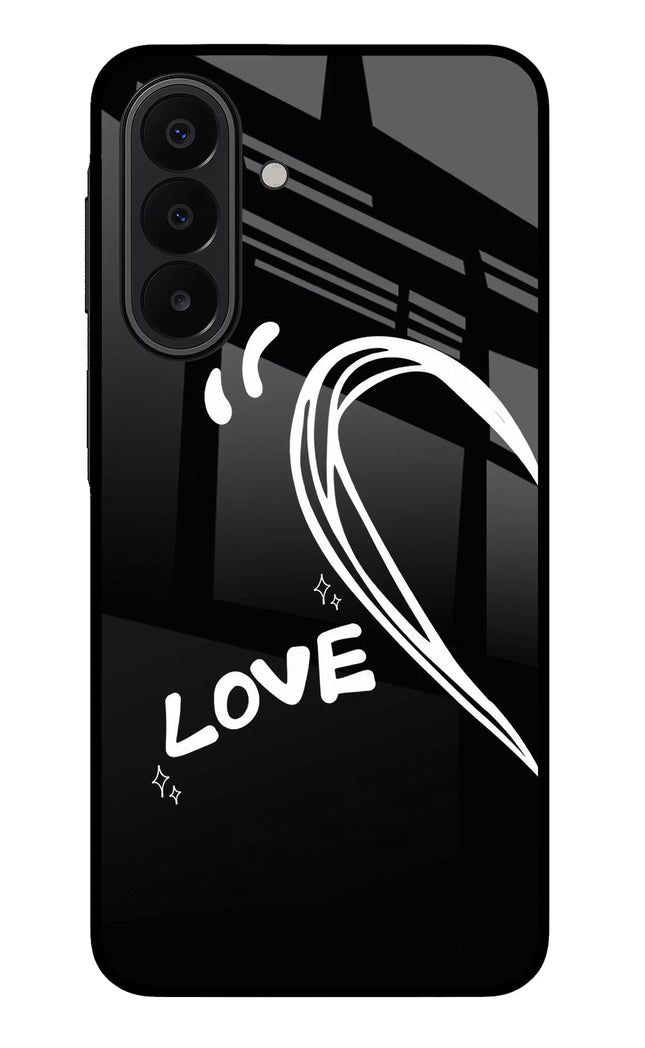 Love Line Samsung A27 5G Glass Case Back Cover by Casekaro