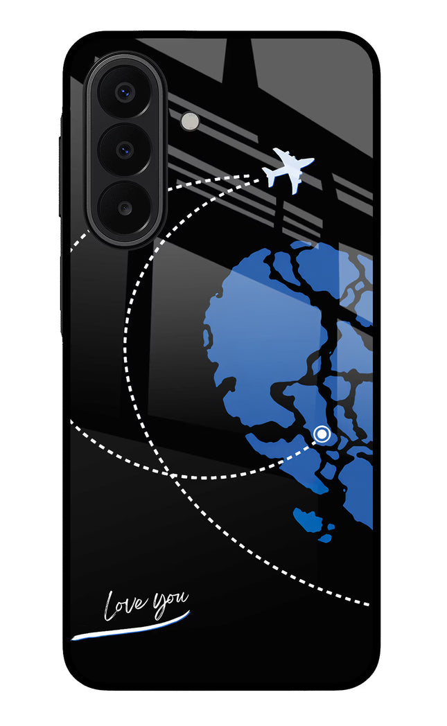 Love Orbit Samsung A27 5G Glass Case Back Cover by Casekaro