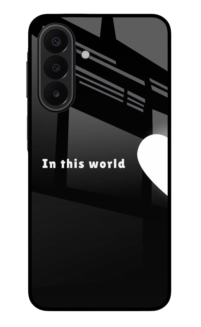 This World Samsung A27 5G Glass Case