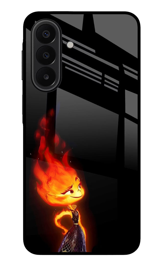 Ember Flame Samsung A27 5G Glass Case Back Cover by Casekaro