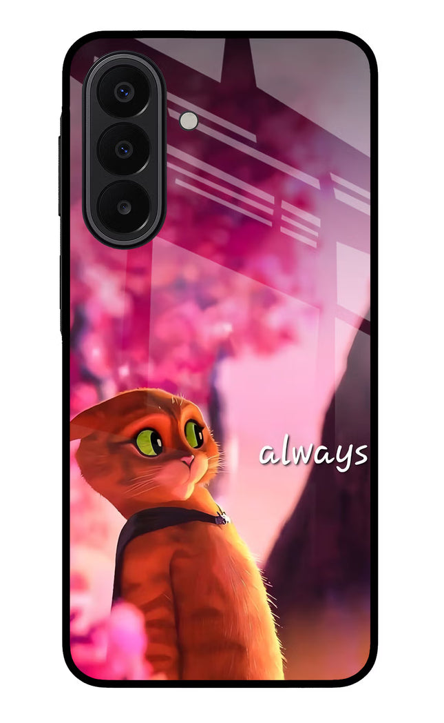 Always Cat Samsung A27 5G Glass Case Back Cover by Casekaro
