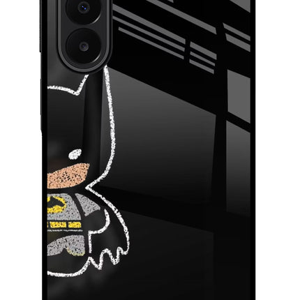 Bat Kitty Samsung A27 5G Glass Case Back Cover by Casekaro