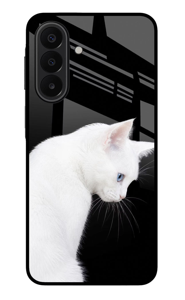 Snow Gaze Samsung A27 5G Glass Case Back Cover by Casekaro