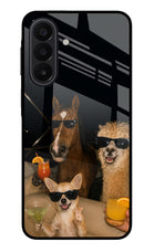 Party Squad Samsung A27 5G Glass Case Back Cover by Casekaro