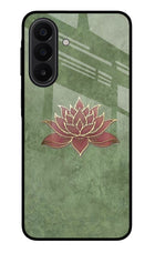 Lotus Grace Samsung A27 5G Glass Case Back Cover by Casekaro