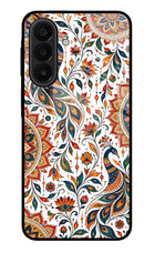White Mayura Samsung A27 5G Glass Case
