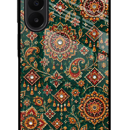 Green Pataka Samsung A27 5G Glass Case