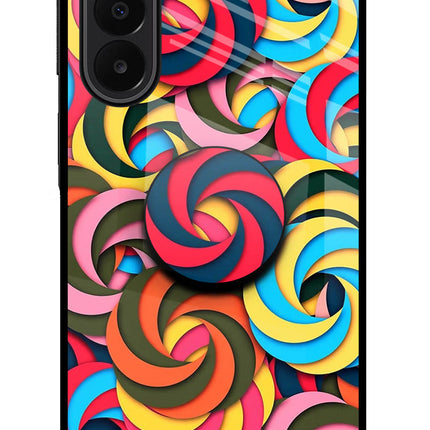 Spiral Pattern Samsung A27 5G Pop Case by Casekaro