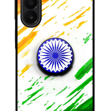 Indian Flag Ashoka Chakra Samsung A27 5G Pop Case by Casekaro