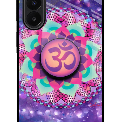 Om Purple Samsung A27 5G Pop Case by Casekaro