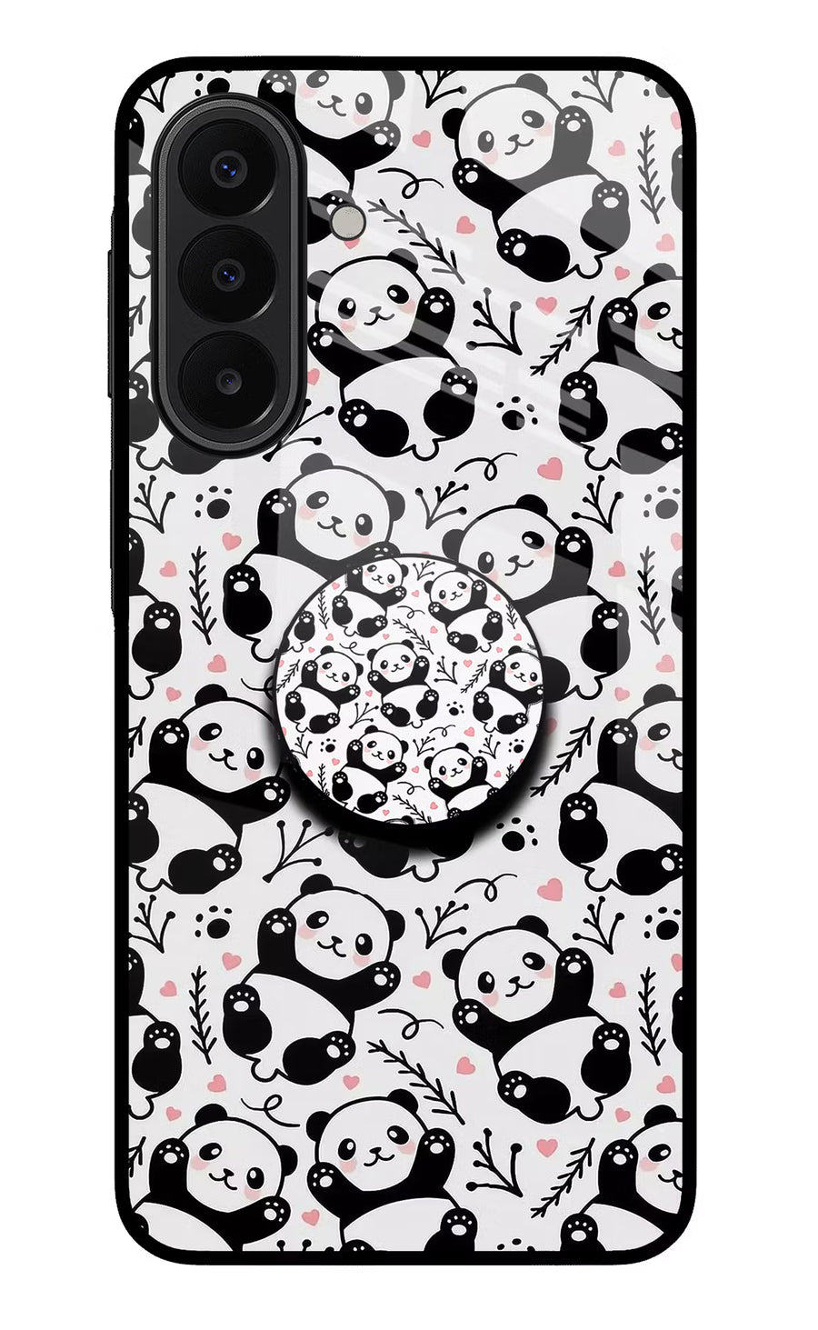 Cute Panda Samsung A27 5G Pop Case, Glass case