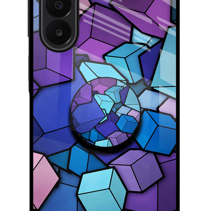 Cubic Abstract Samsung A27 5G Pop Case by Casekaro