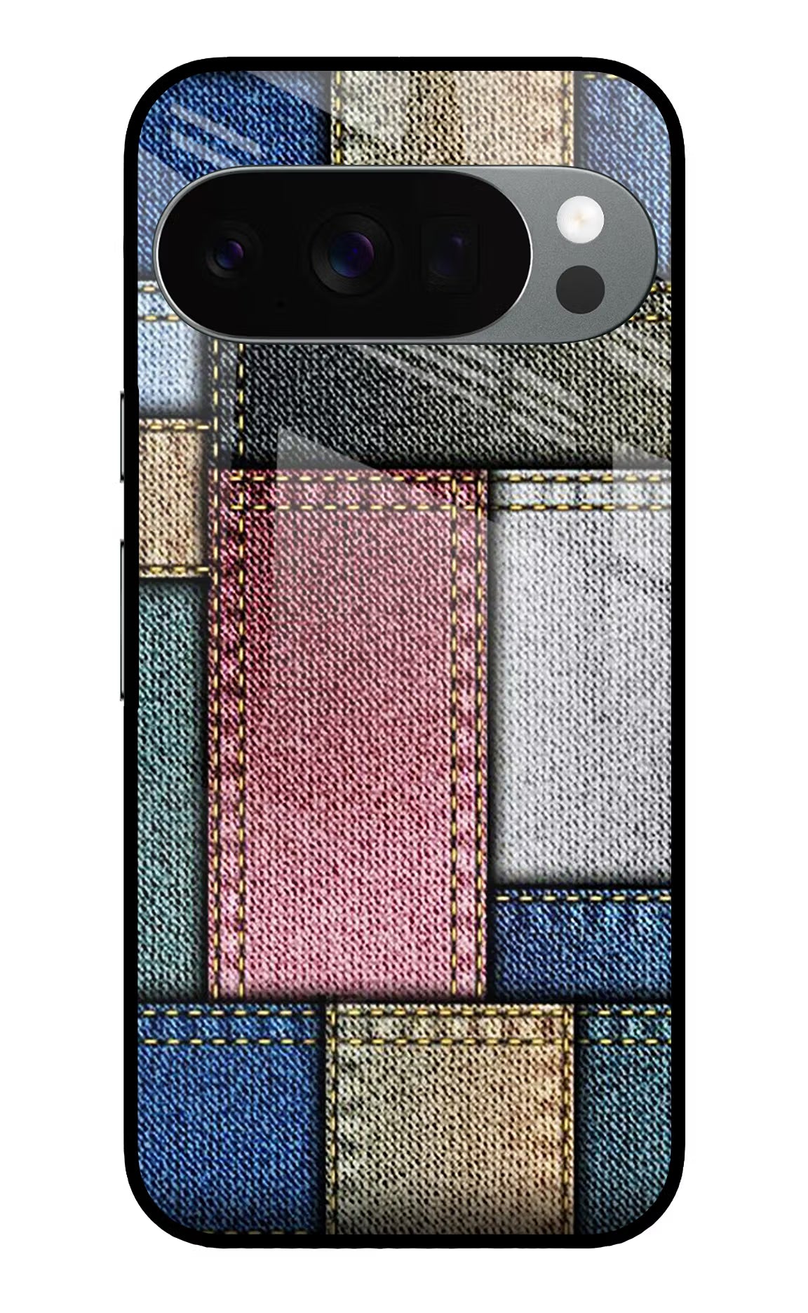 Multicolor Jeans Google Pixel 10 Pro Glass Case