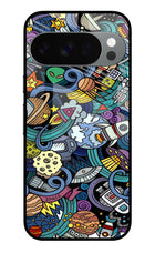 Space Abstract Google Pixel 10 Pro Glass Case Back Cover by Casekaro