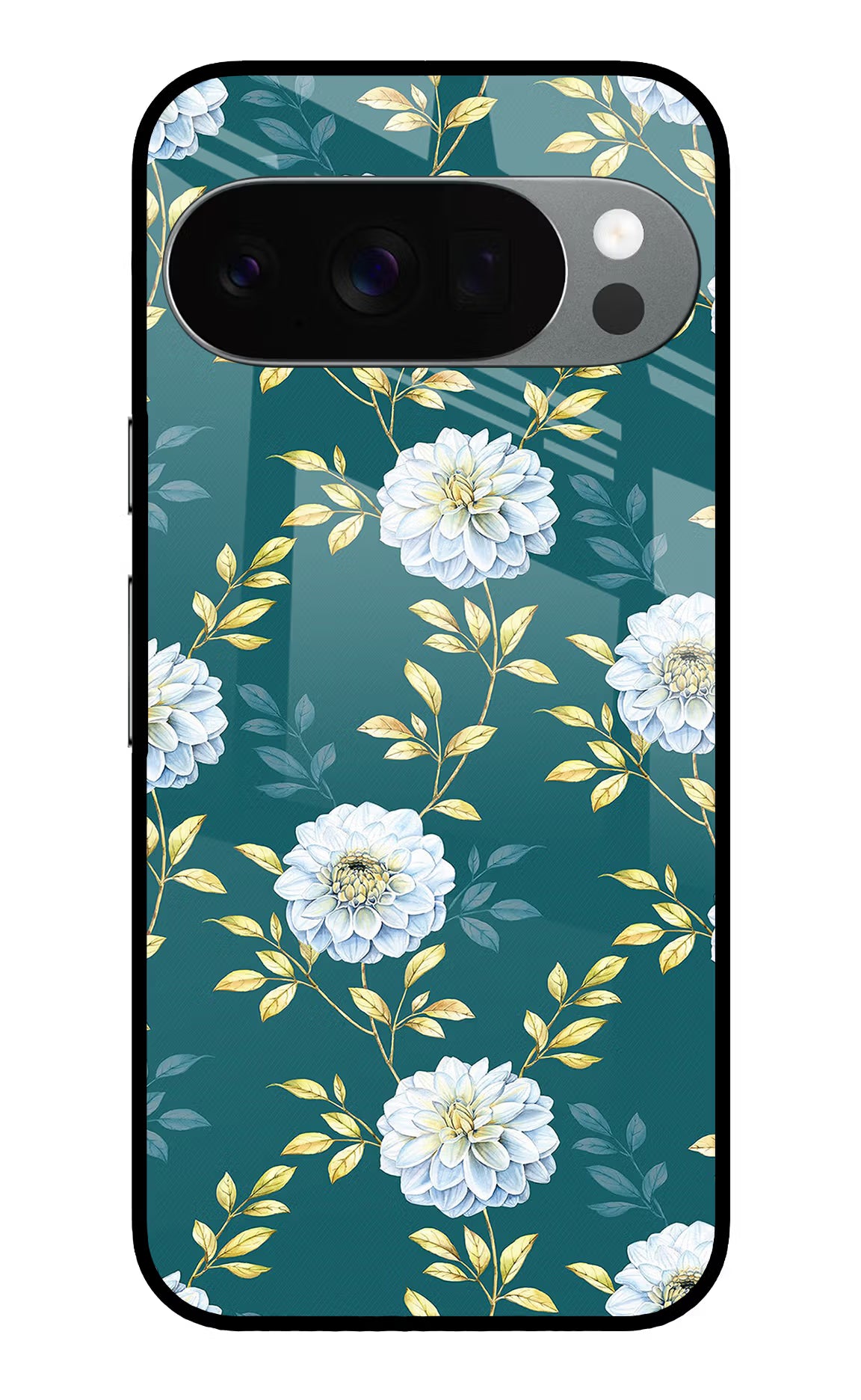 Flowers Google Pixel 10 Pro Glass Case