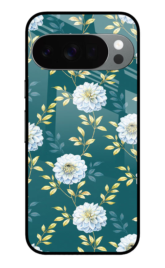 Flowers Google Pixel 10 Pro Glass Case