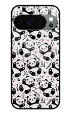 Cute Panda Google Pixel 10 Pro Glass Case