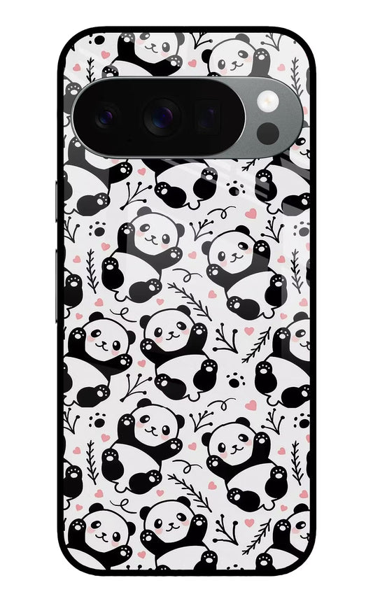 Cute Panda Google Pixel 10 Pro Glass Case