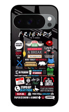 FRIENDS Google Pixel 10 Pro Glass Case Back Cover by Casekaro