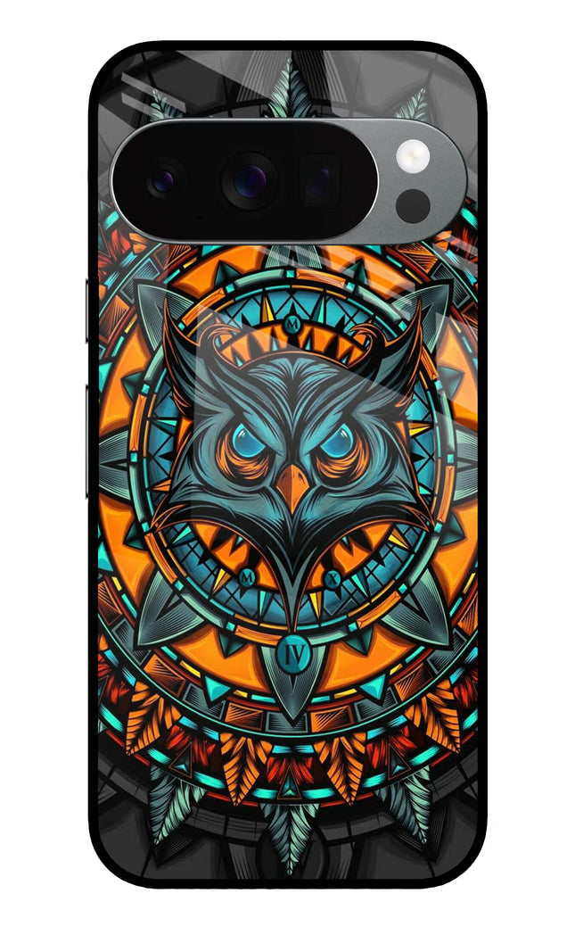 Angry Owl Art Google Pixel 10 Pro Glass Case
