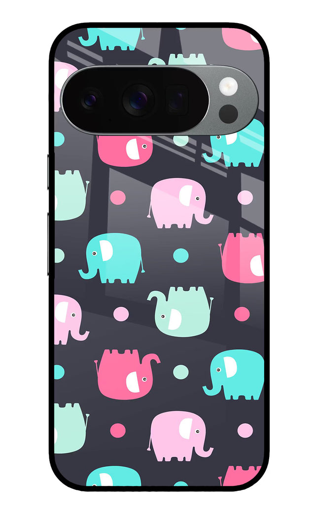 Elephants Google Pixel 10 Pro Glass Case