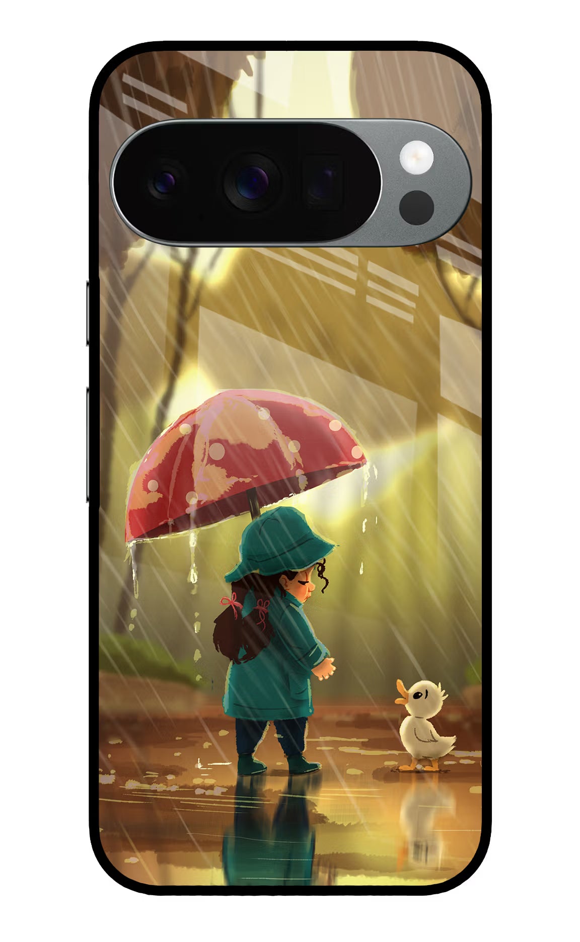 Rainy Day Google Pixel 10 Pro Glass Case