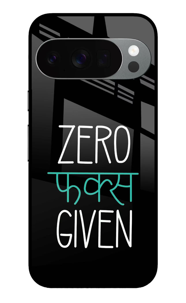 Zero Fucks Given Google Pixel 10 Pro Glass Case