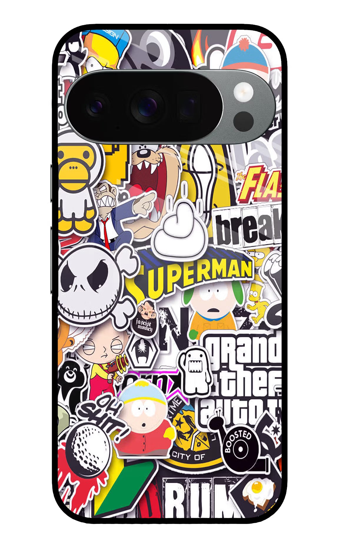 Sticker Bomb Google Pixel 10 Pro Glass Case