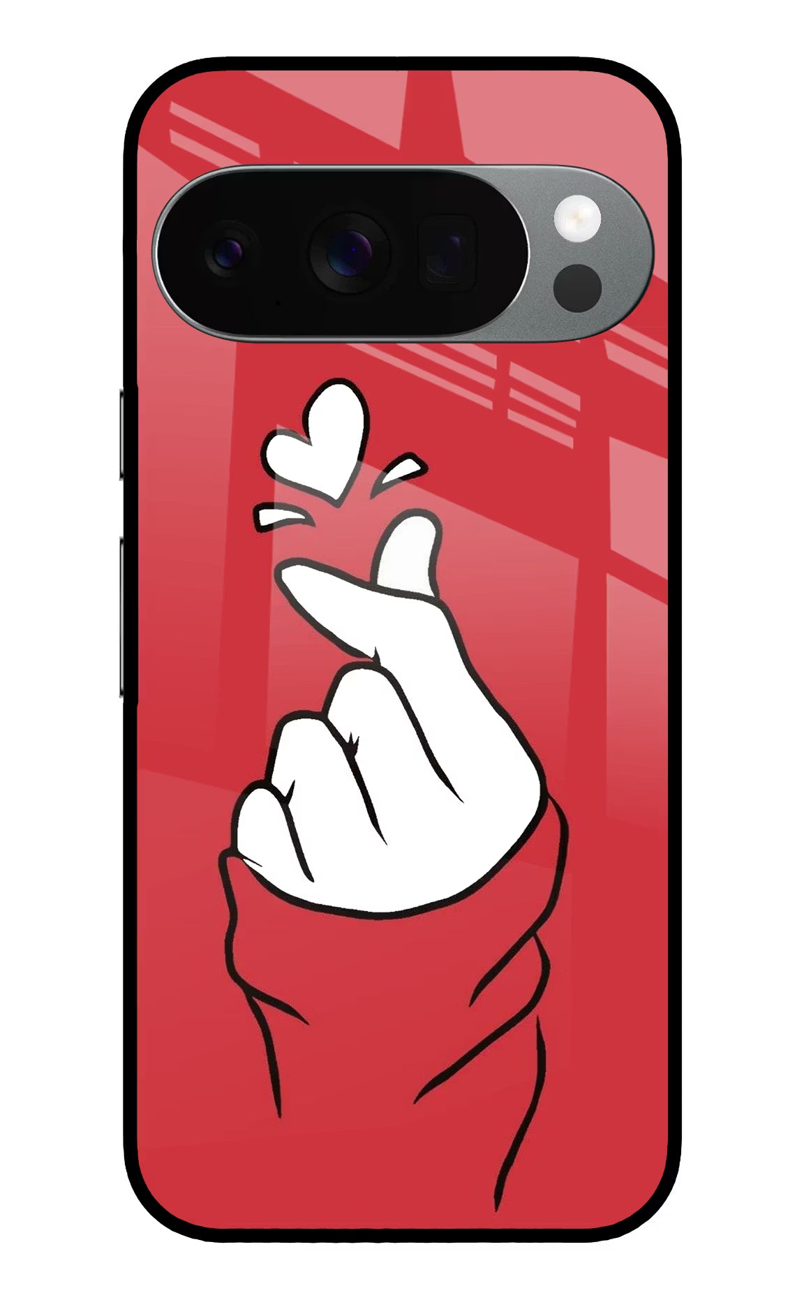 Korean Love Sign Google Pixel 10 Pro Glass Case