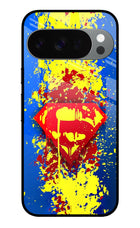 Superman logo Google Pixel 10 Pro Glass Case Back Cover by Casekaro