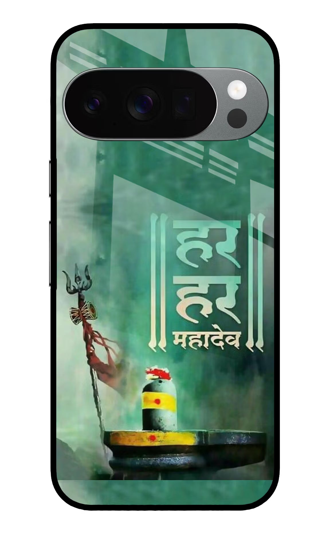 Har Har Mahadev Shivling Google Pixel 10 Pro Glass Case