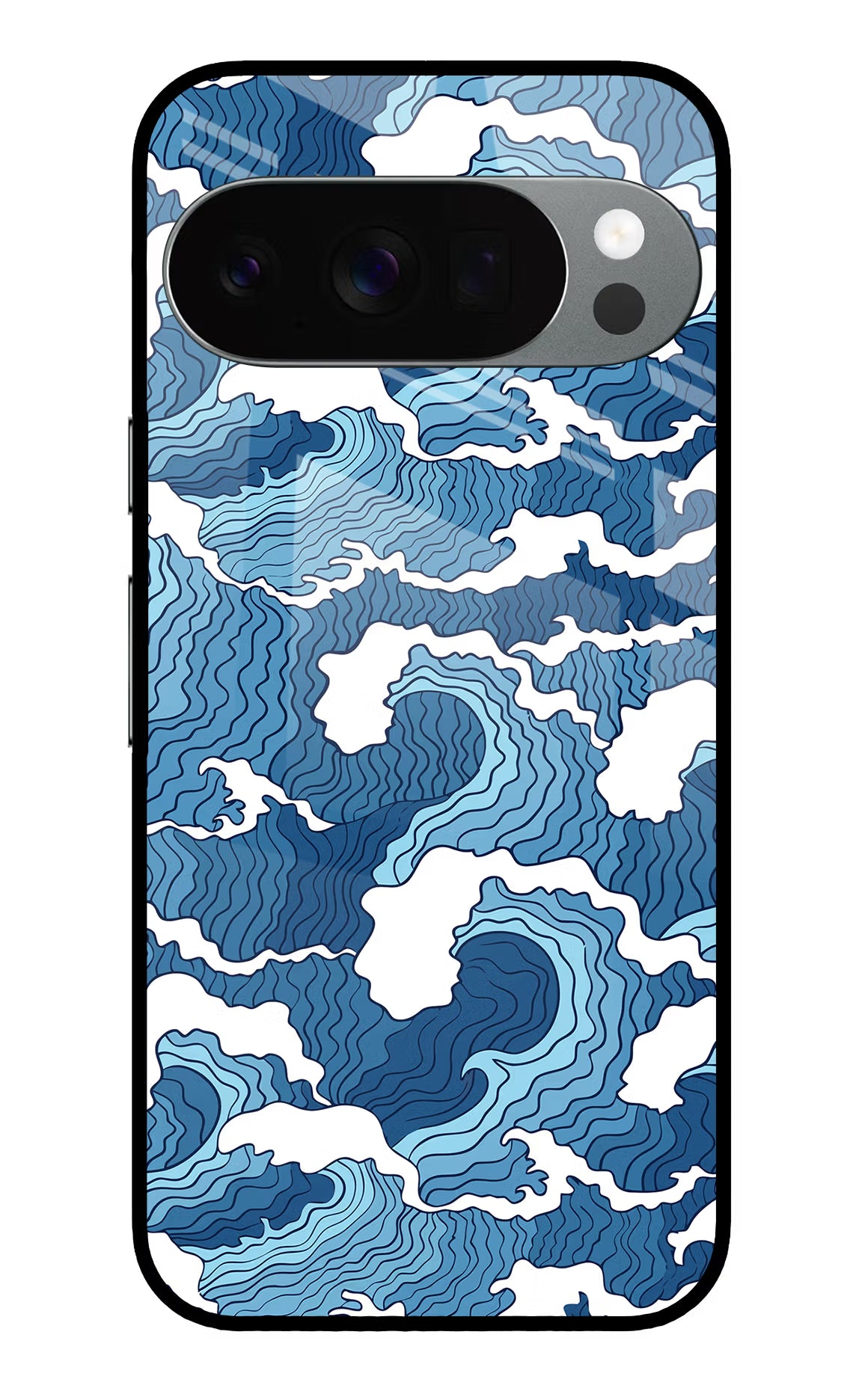 Blue Waves Google Pixel 10 Pro Glass Case