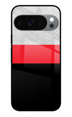 Tri Color Pattern Google Pixel 10 Pro Glass Case