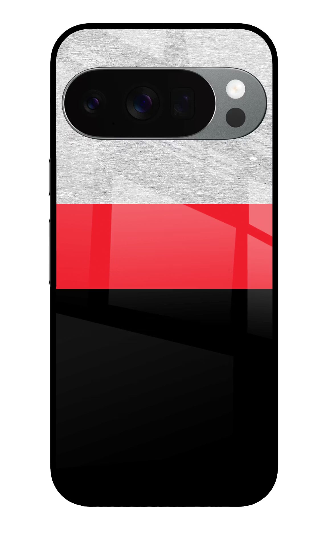 Tri Color Pattern Google Pixel 10 Pro Glass Case